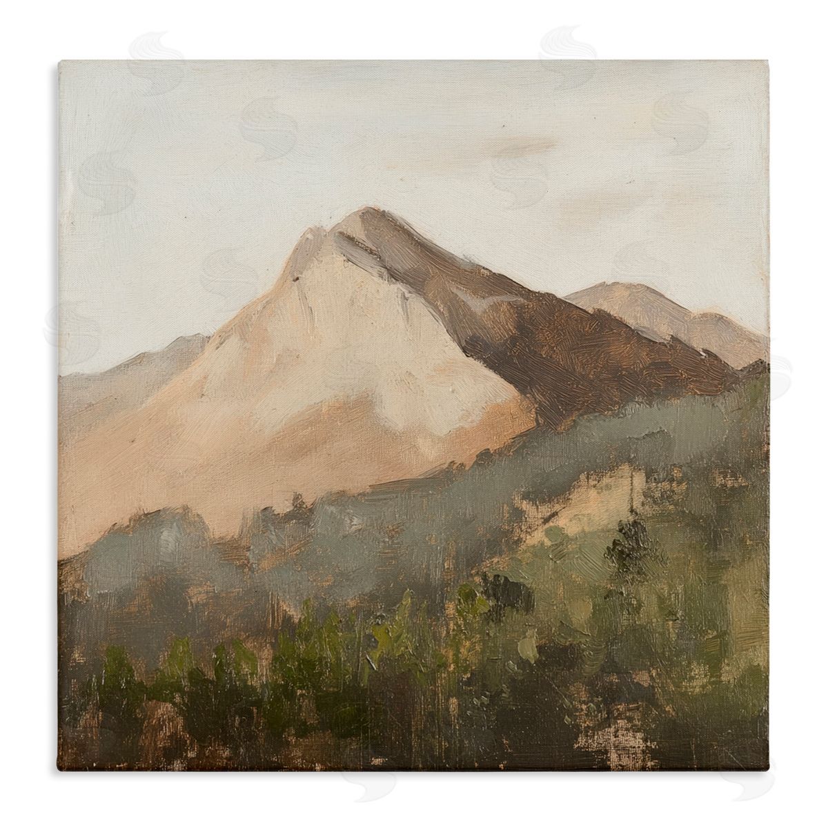 Petal Prints Design Sierra Mountain Landscape Canvas Wall Art Print