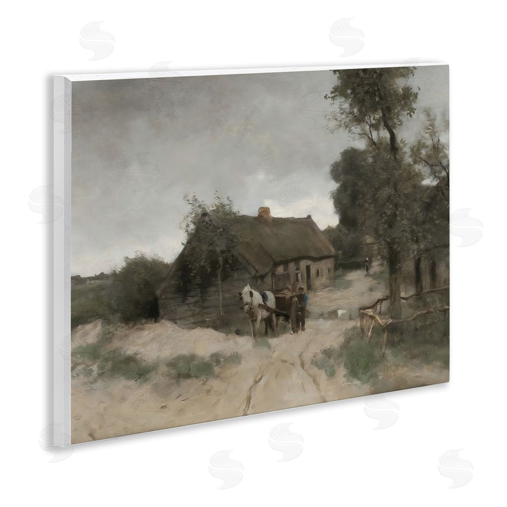 Riley B Vintage Farmhouse Rustic Cottage Wall Plaque Art Print