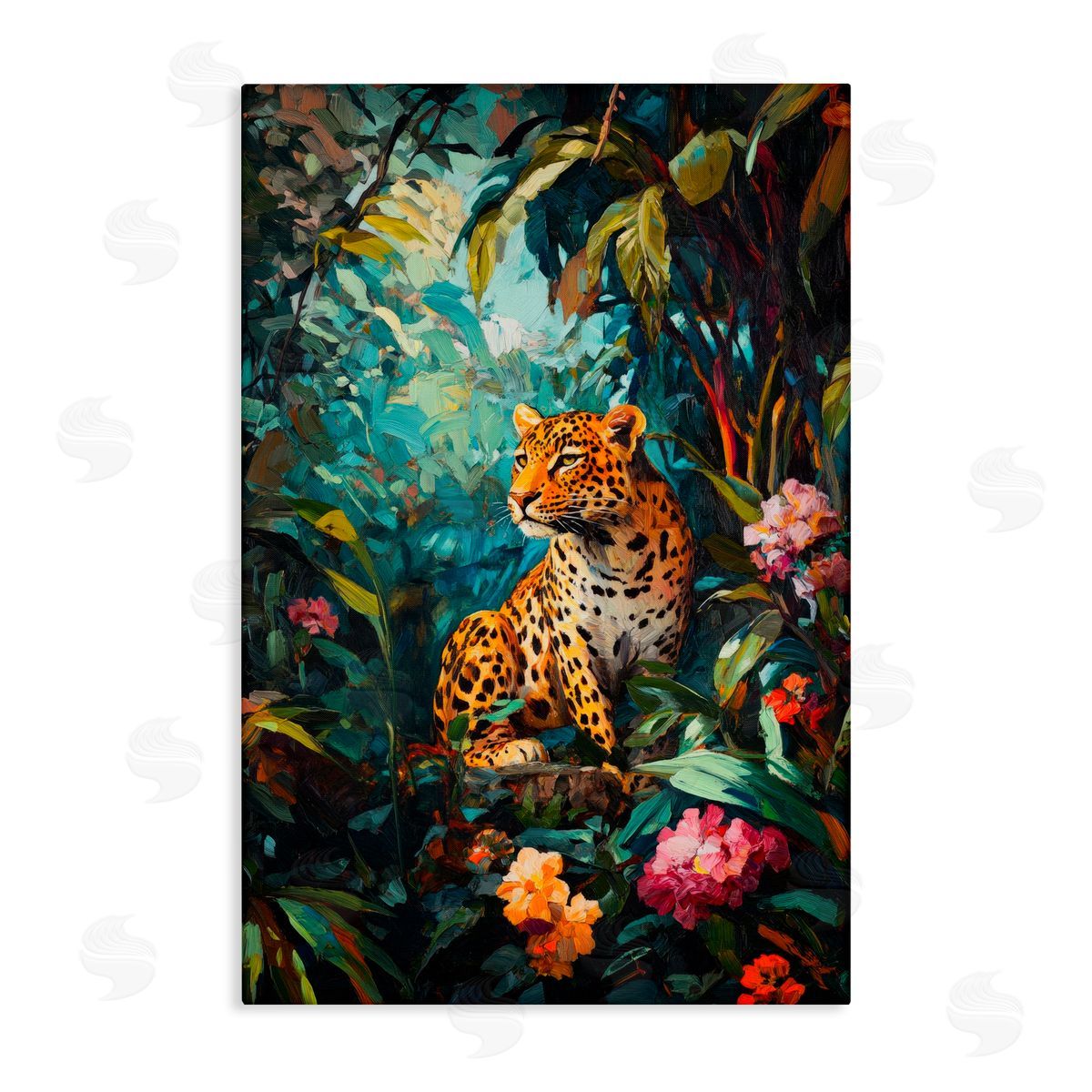 Petal Prints Design Wild Side Jungle Cheetah Canvas Wall Art Print