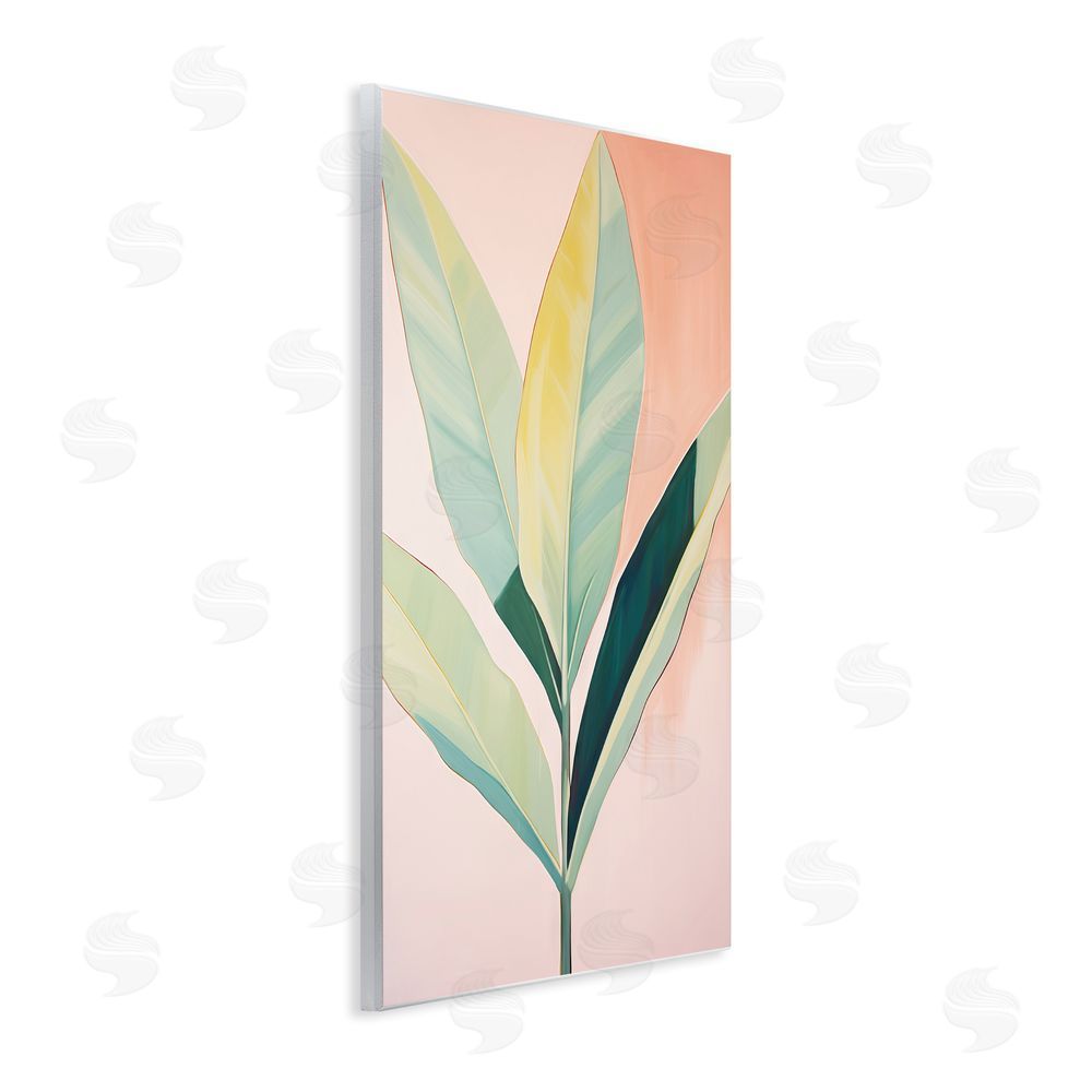 Sisi and Seb Tropical Pastel Plant Palms Wall Plaque Art Print