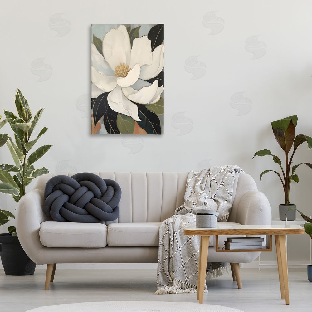 Creative Studio Open Magnolia Petals Printed Wall Art in Room