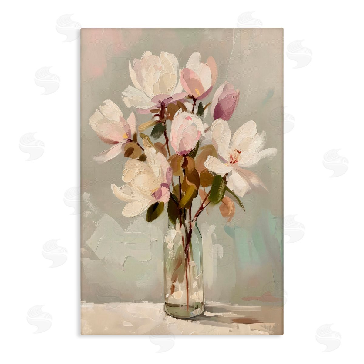 Creative Studio Blossoming Floral Arrangement Canvas Wall Art Print
