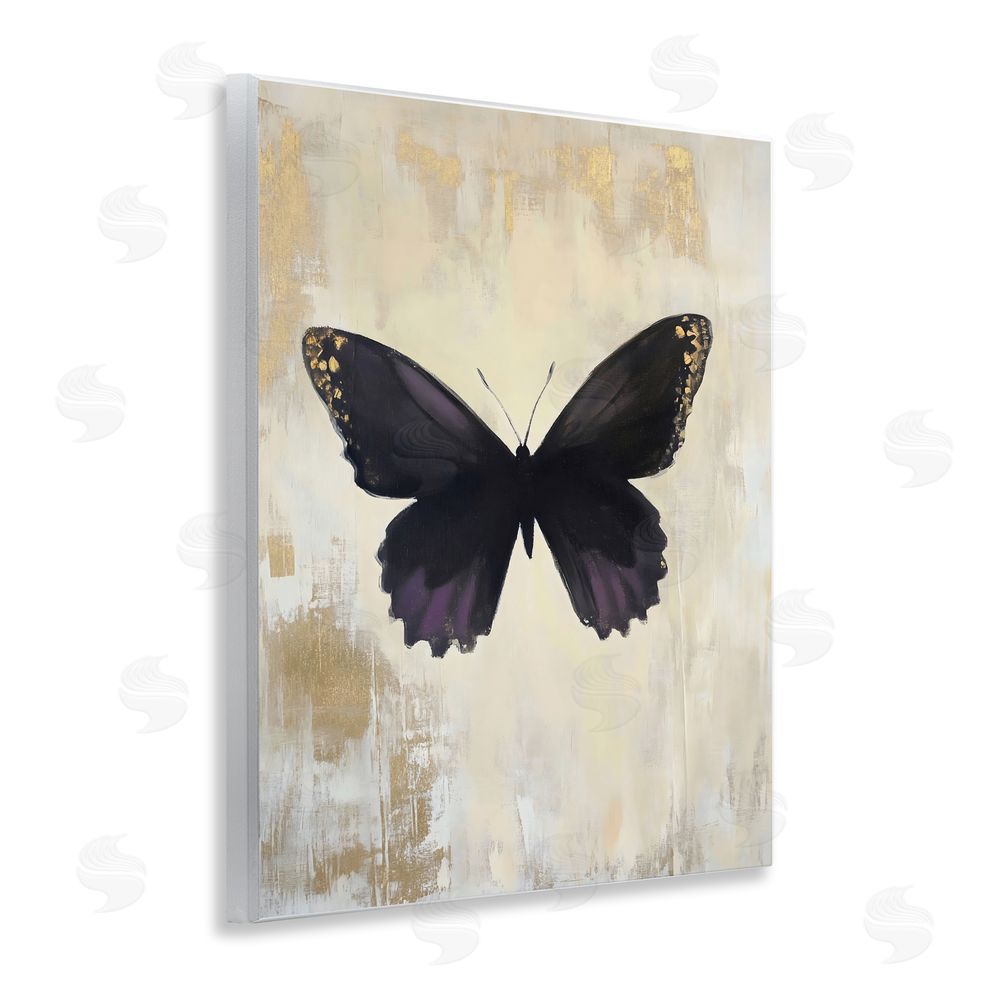 Franklyn Gregory Rustic Amethyst Butterfly Wall Plaque Art Print