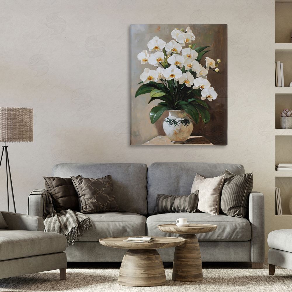 Franklyn Gregory Regal Orchid Arrangement Canvas Art on Wall