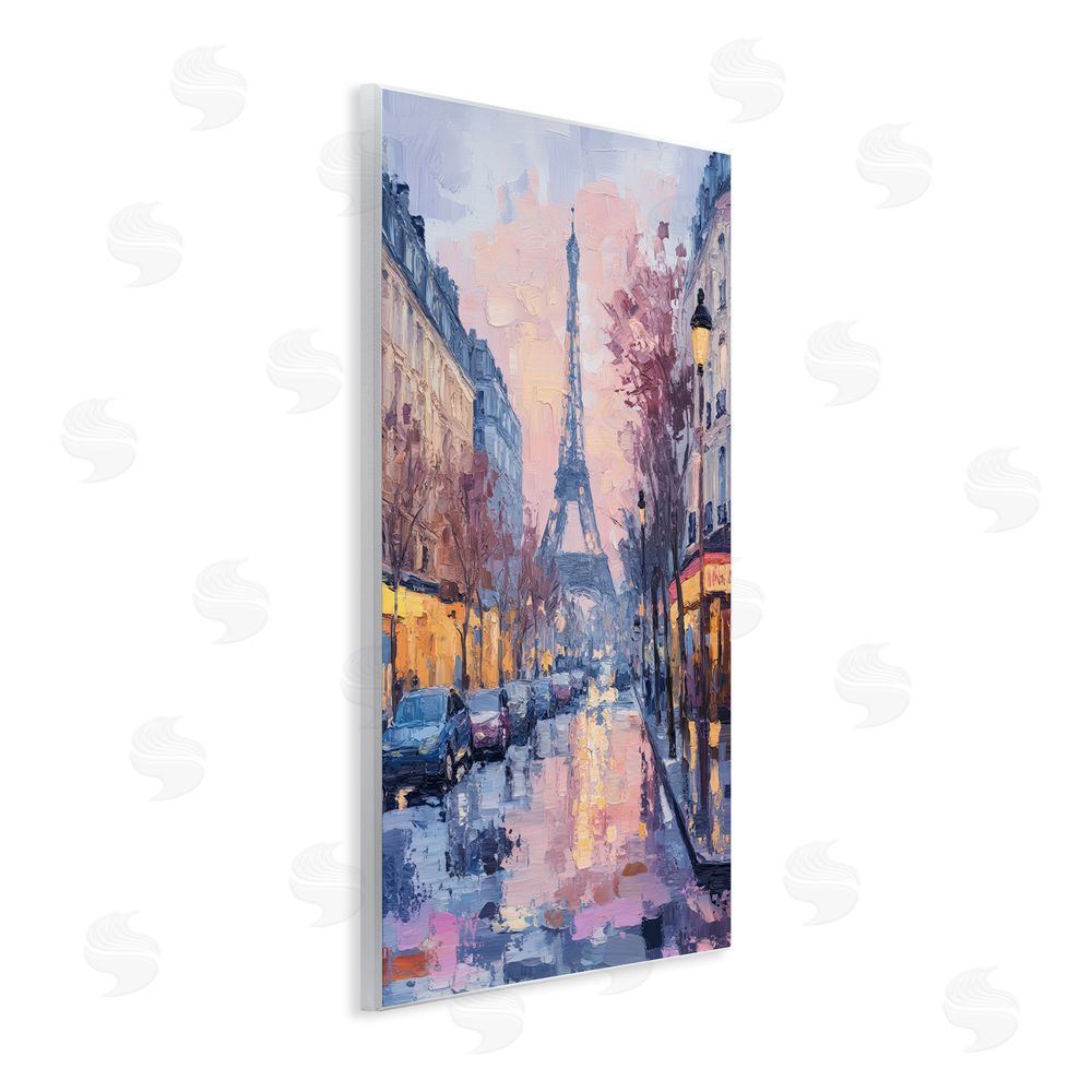 Petal Prints Design Paris Street Abstract City Wall Plaque Art Print