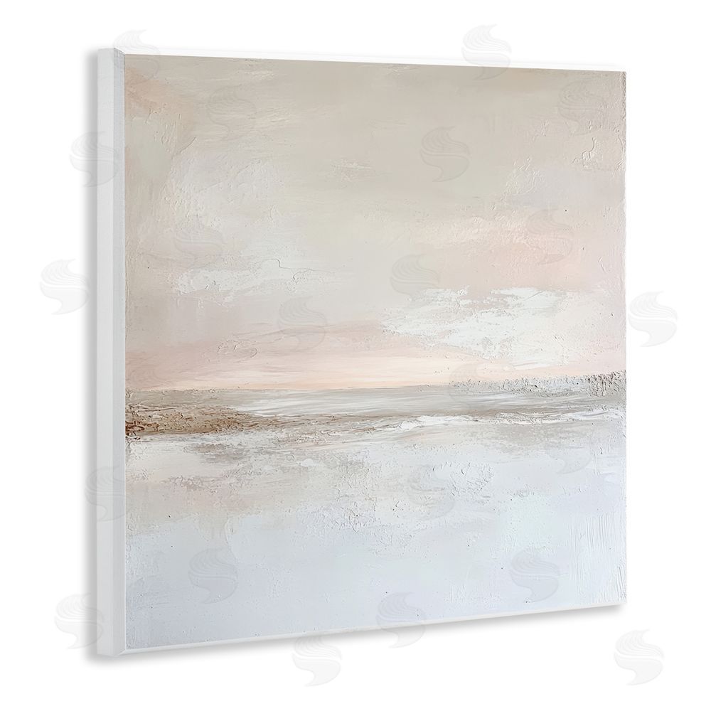 Petal Prints Design Muted Landscape Abstract Horizon Wall Plaque Art Print