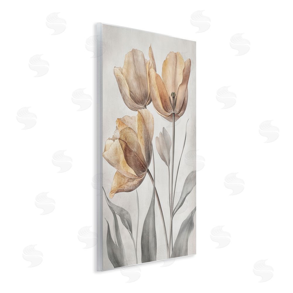 Petal Prints Design Pressed Poppies Orange Florals Wall Plaque Art Print