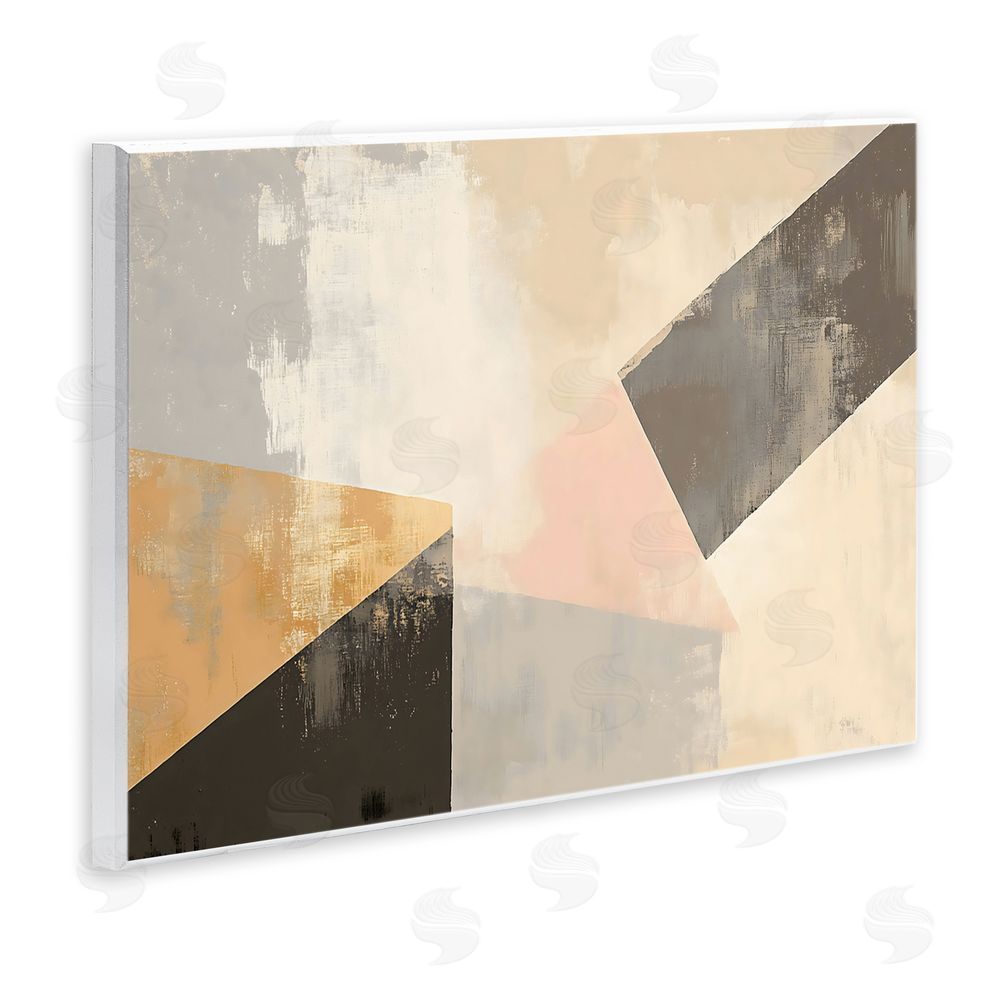 Franklyn Gregory Distinct Shapes Neutrals Wall Plaque Art Print