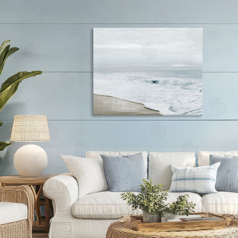 Natalie Carpentieri Morning Bliss Beach Scene Printed Wall Art in Room