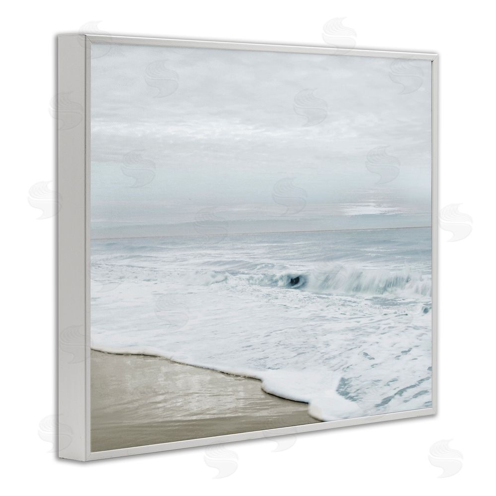 Natalie Carpentieri Morning Bliss Beach Scene White Frame Giclee Art Print