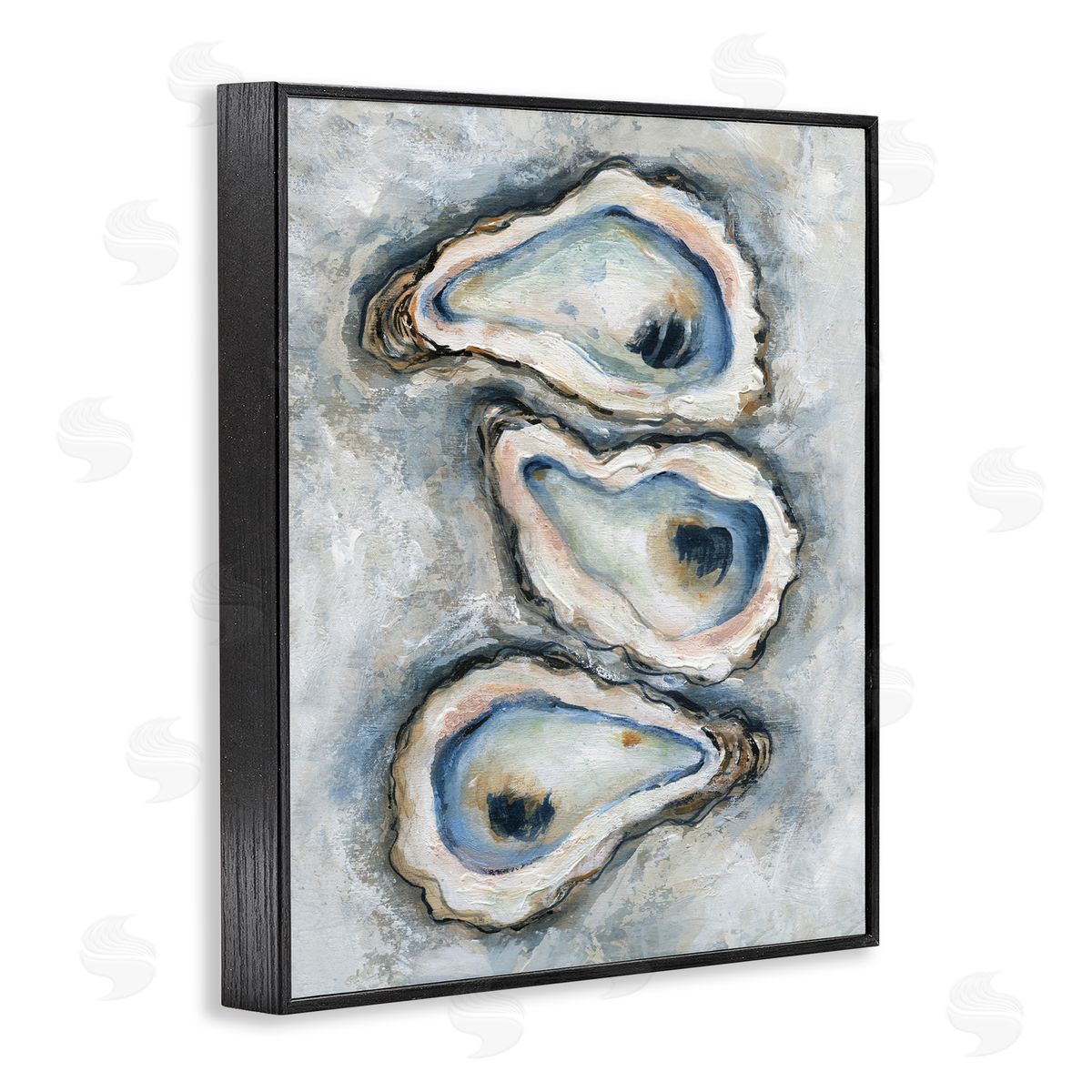 Carol Robinson Organic Oyster Bar Black Framed Giclee Art Print