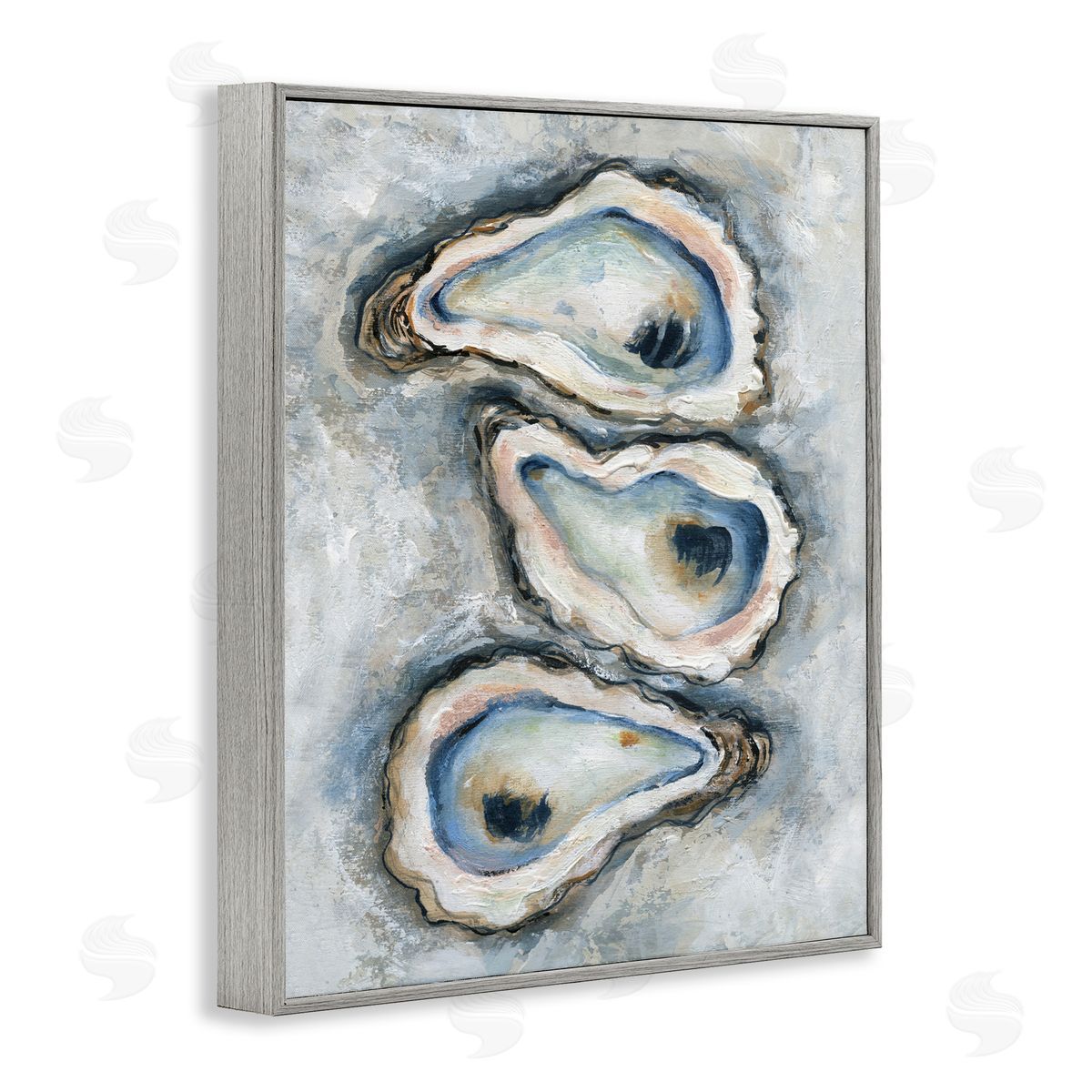 Carol Robinson Organic Oyster Bar Gray Framed Giclee Art Print