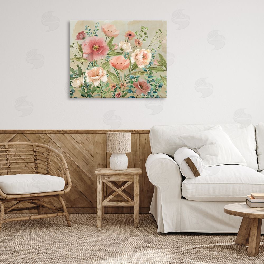 Nan Floral Surprise Garden Printed Wall Art in Room