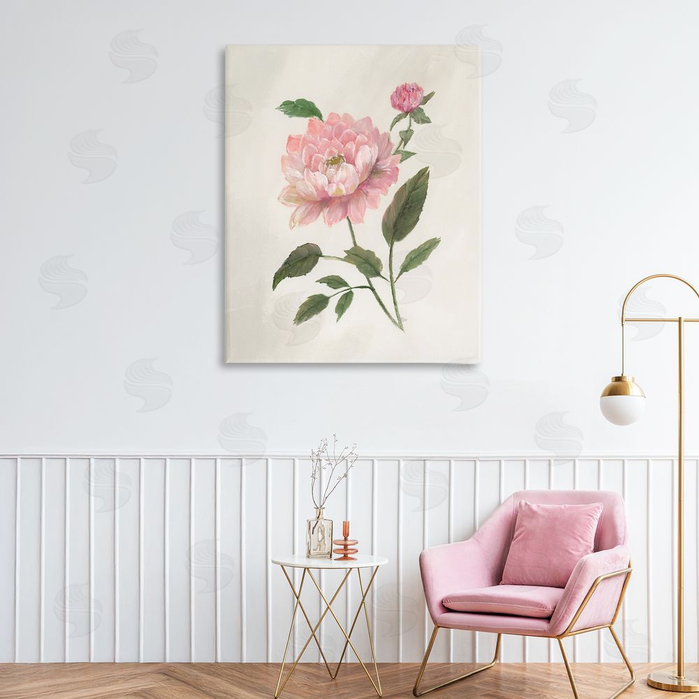 Nan Rosie Rose Flower Study Printed Wall Art in Room