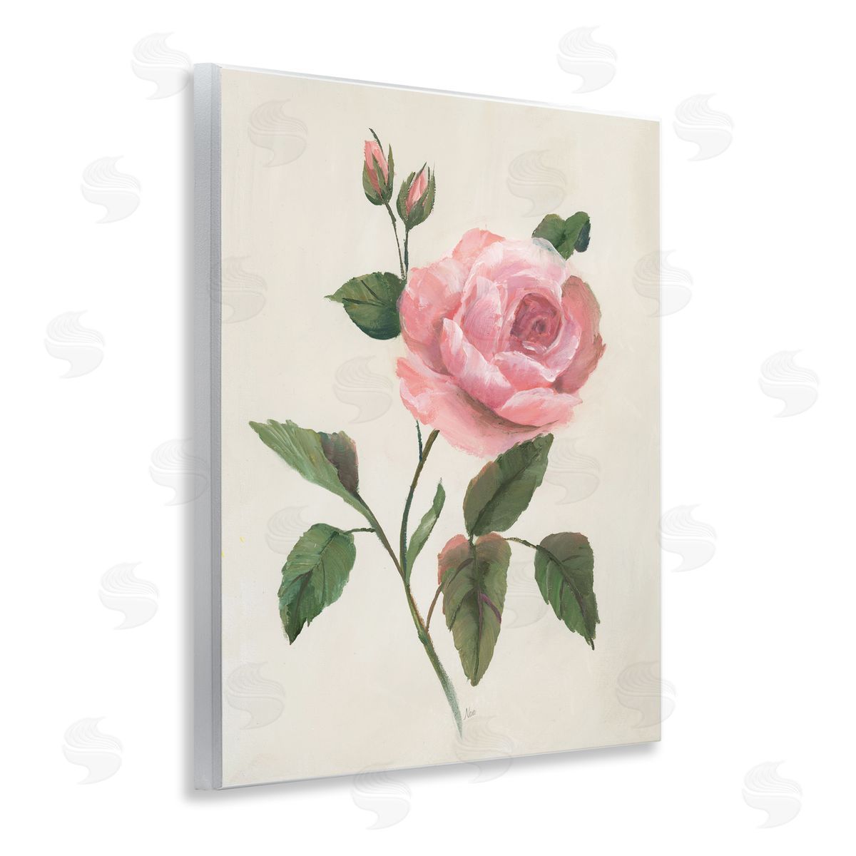 Nan Rosie Rose Floral Study Wall Plaque Art Print
