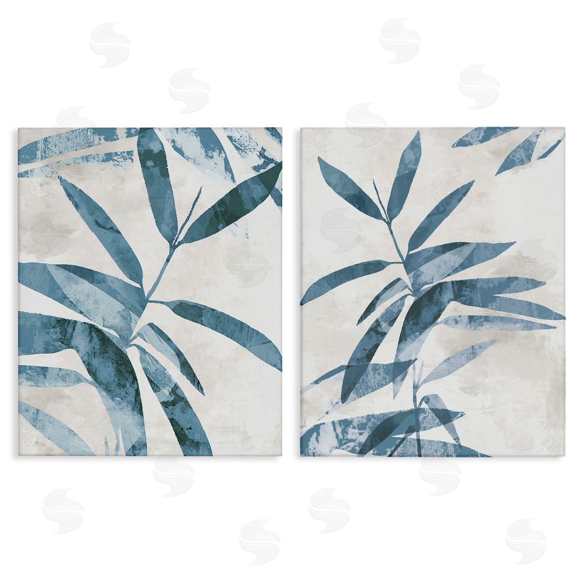 Aoibhne Hogan Tropical Twilight Palms Canvas Wall Art Print