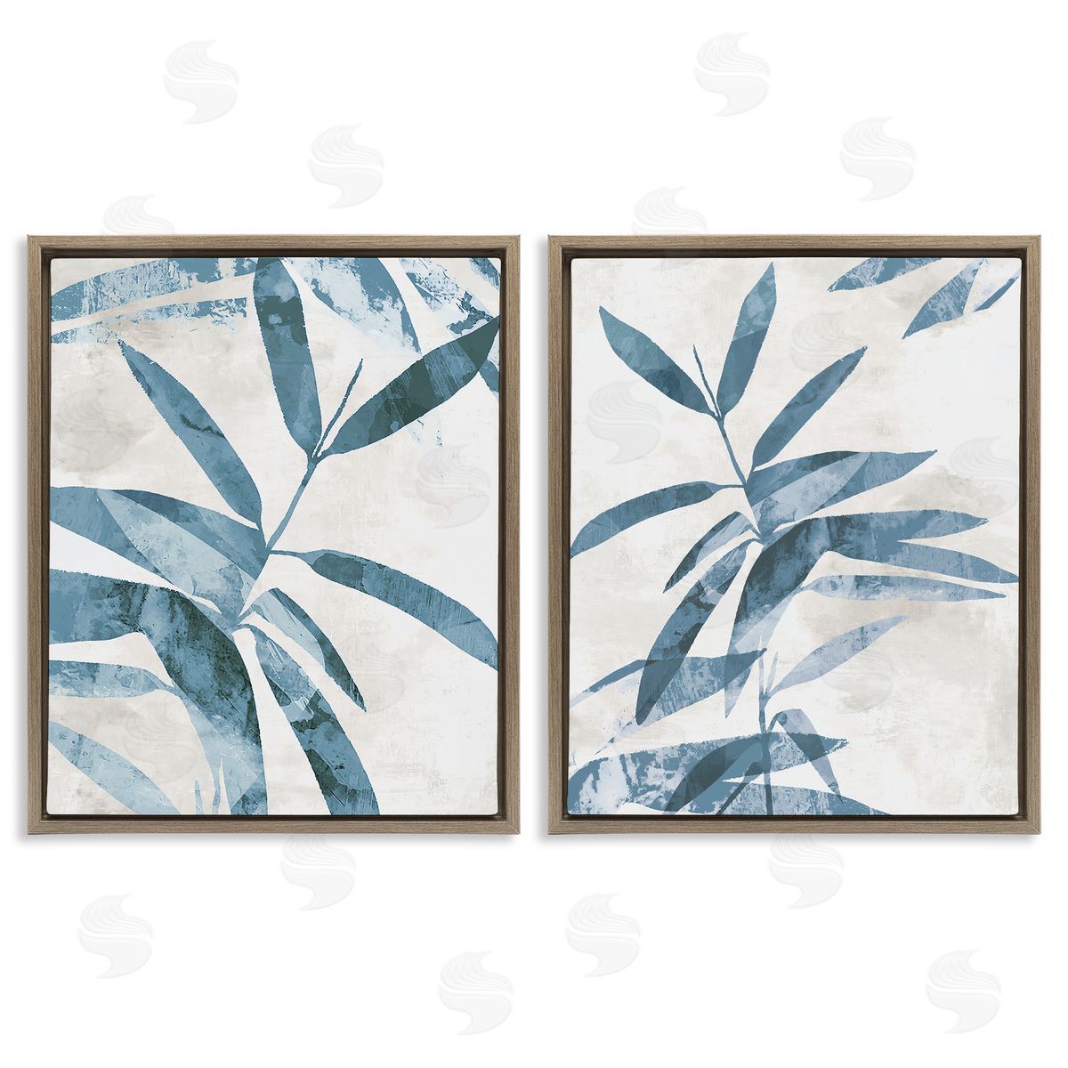 Aoibhne Hogan Tropical Twilight Palms Canvas Wall Art Print