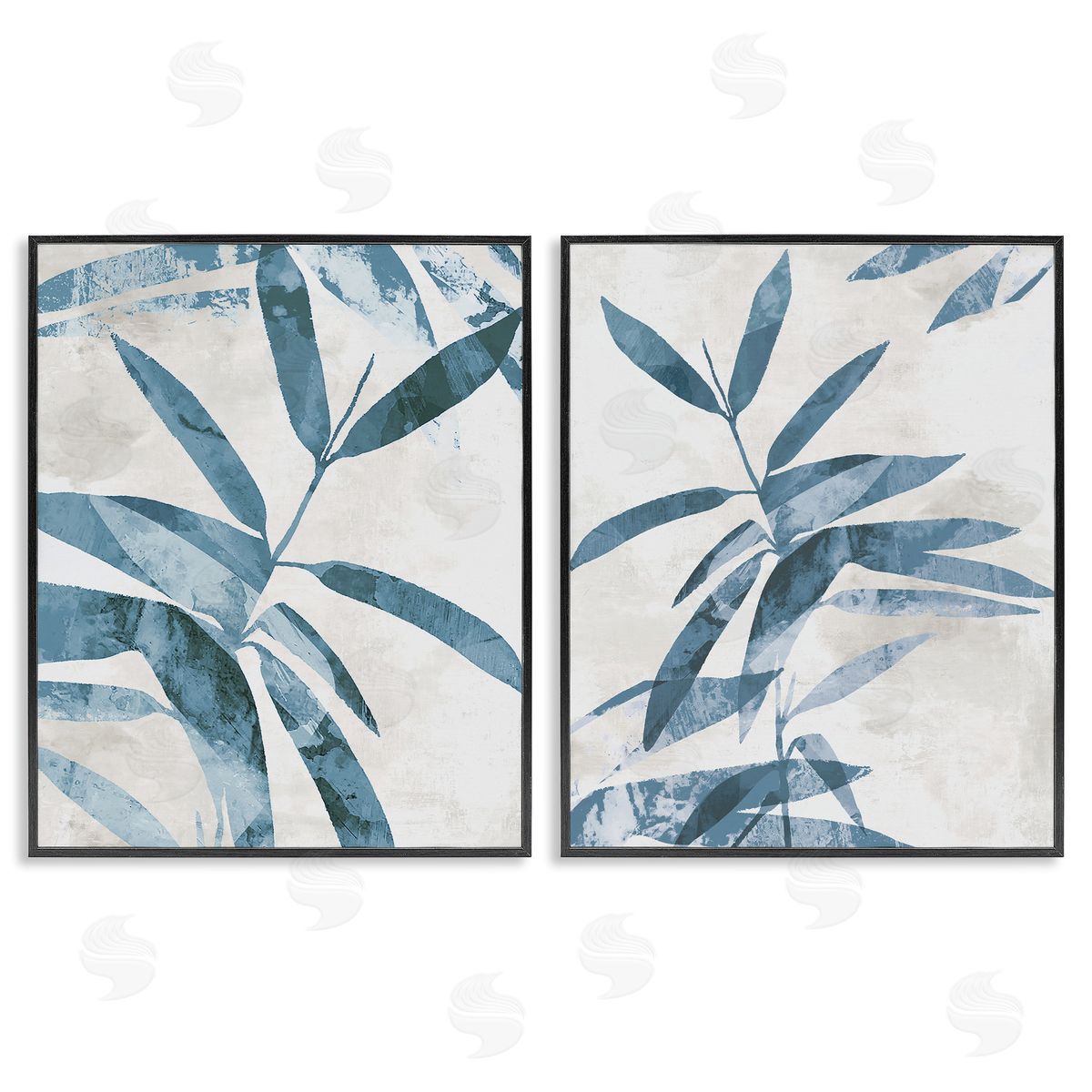 Aoibhne Hogan Tropical Twilight Palms Canvas Wall Art Print