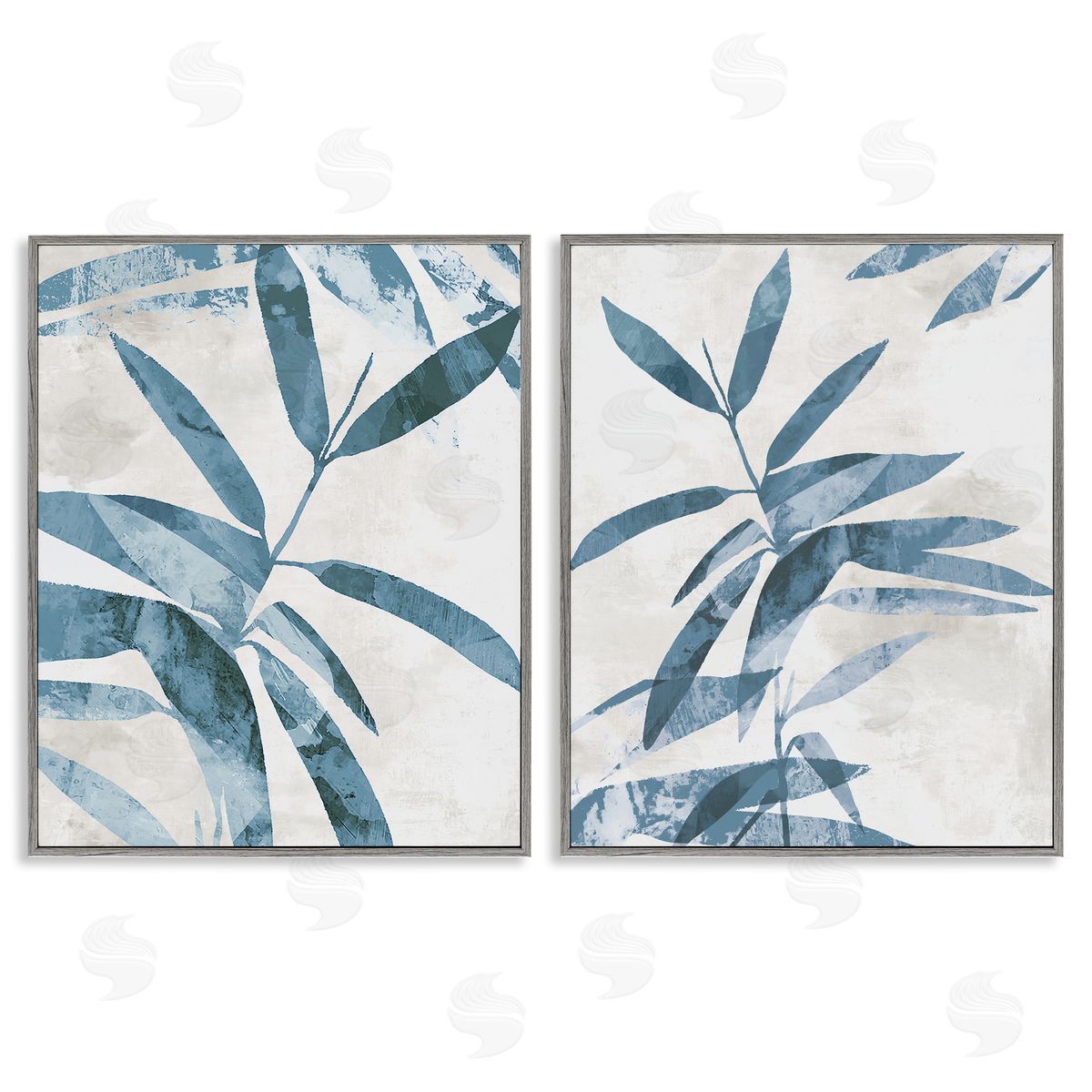 Aoibhne Hogan Tropical Twilight Palms Canvas Wall Art Print