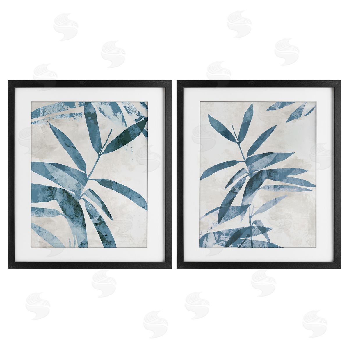 Aoibhne Hogan Tropical Twilight Palms Canvas Wall Art Print