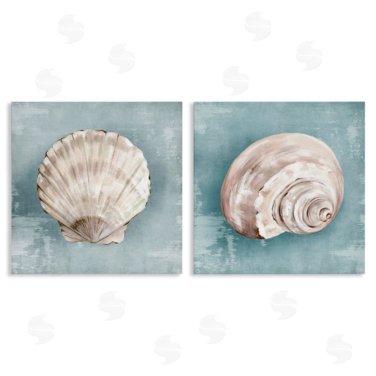Eli Jones Seashell Whispers of Shore Canvas Wall Art Print