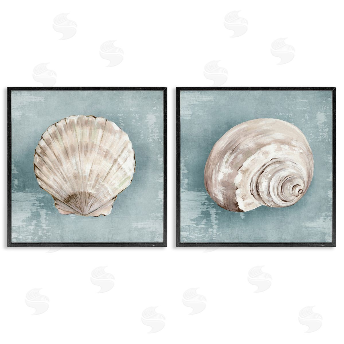 Eli Jones Seashell Whispers of Shore Canvas Wall Art Print