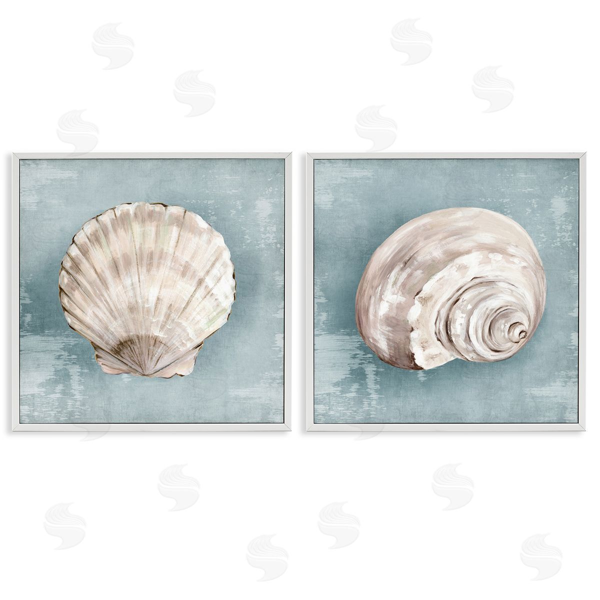 Eli Jones Seashell Whispers of Shore Canvas Wall Art Print