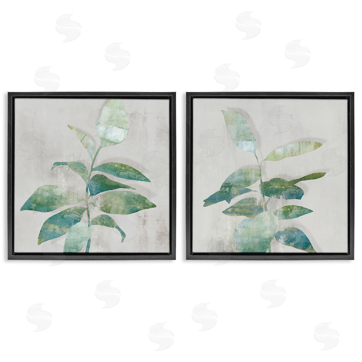 Alex Black Rustic Minimal Blooms Canvas Wall Art Print