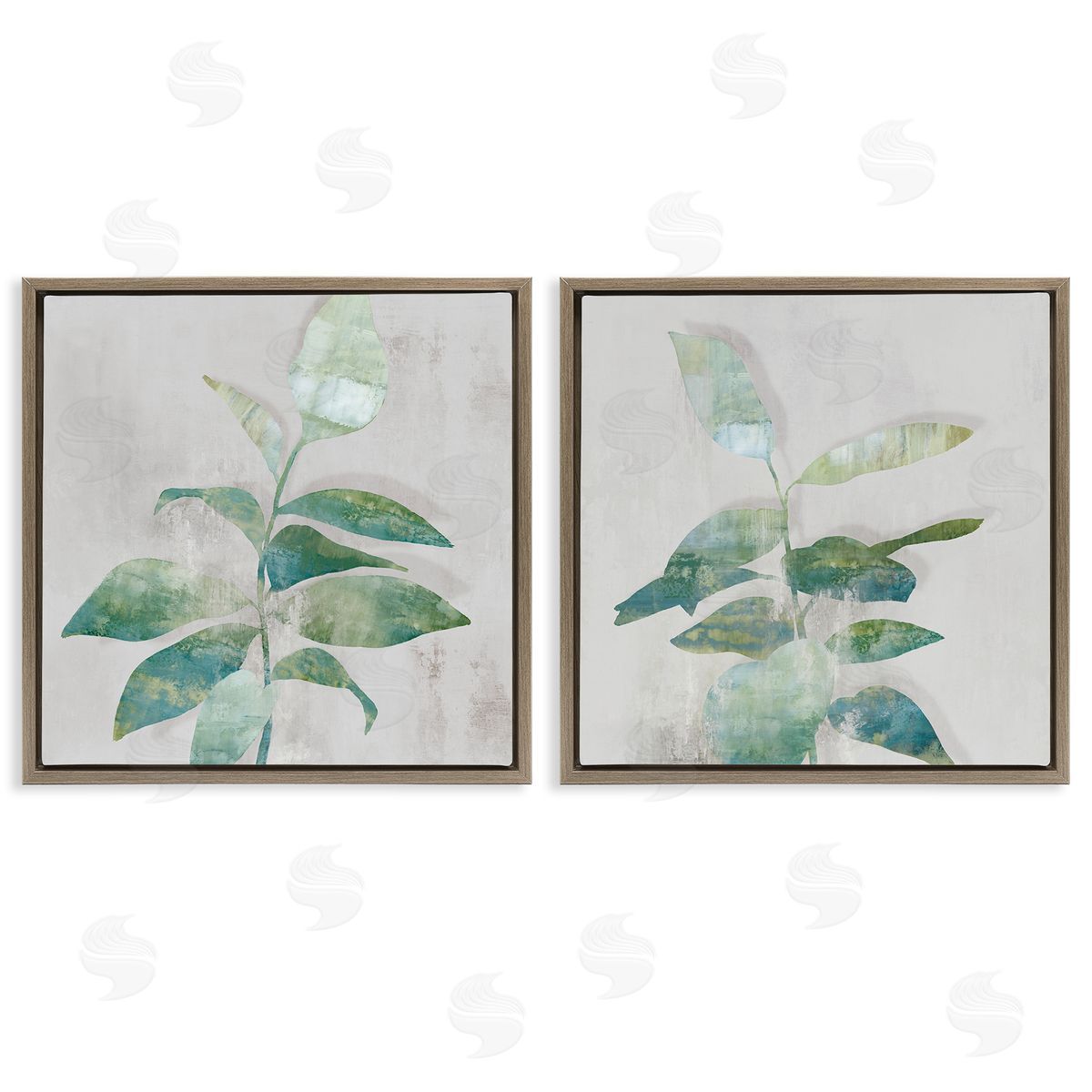 Alex Black Rustic Minimal Blooms Canvas Wall Art Print