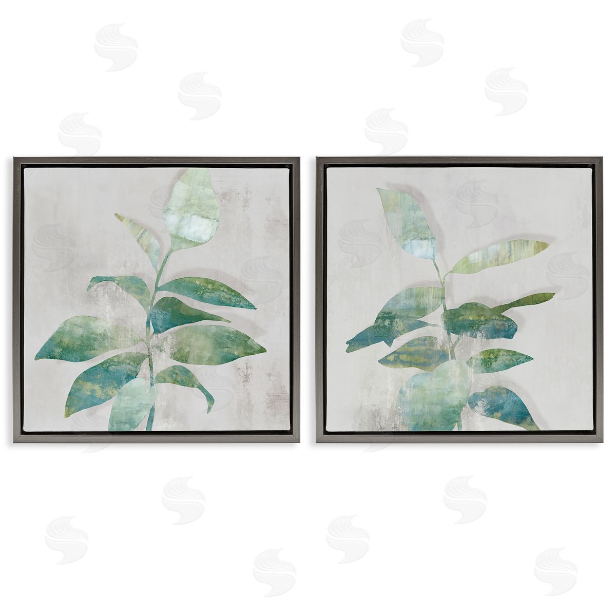 Alex Black Rustic Minimal Blooms Canvas Wall Art Print