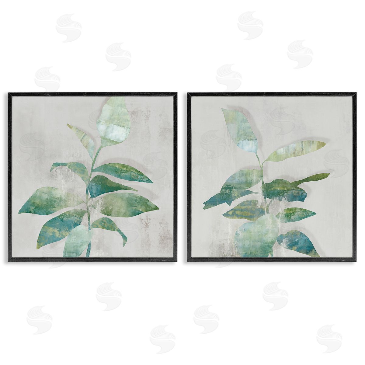 Alex Black Rustic Minimal Blooms Canvas Wall Art Print