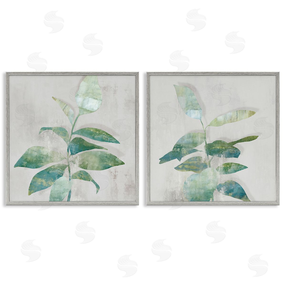 Alex Black Rustic Minimal Blooms Canvas Wall Art Print