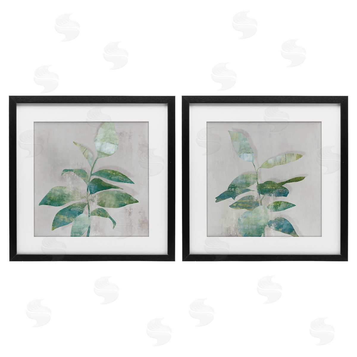 Alex Black Rustic Minimal Blooms Canvas Wall Art Print