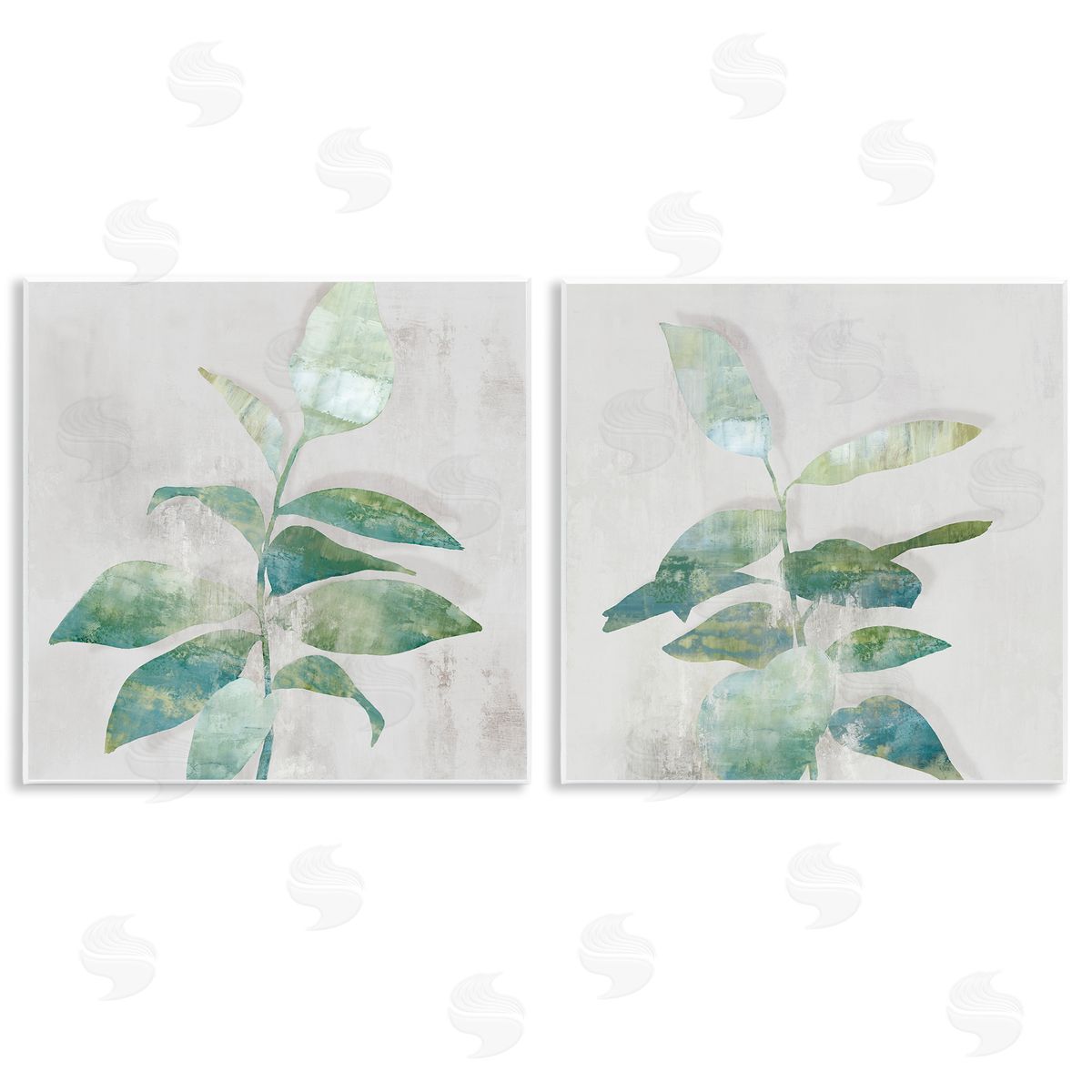 Alex Black Rustic Minimal Blooms Canvas Wall Art Print