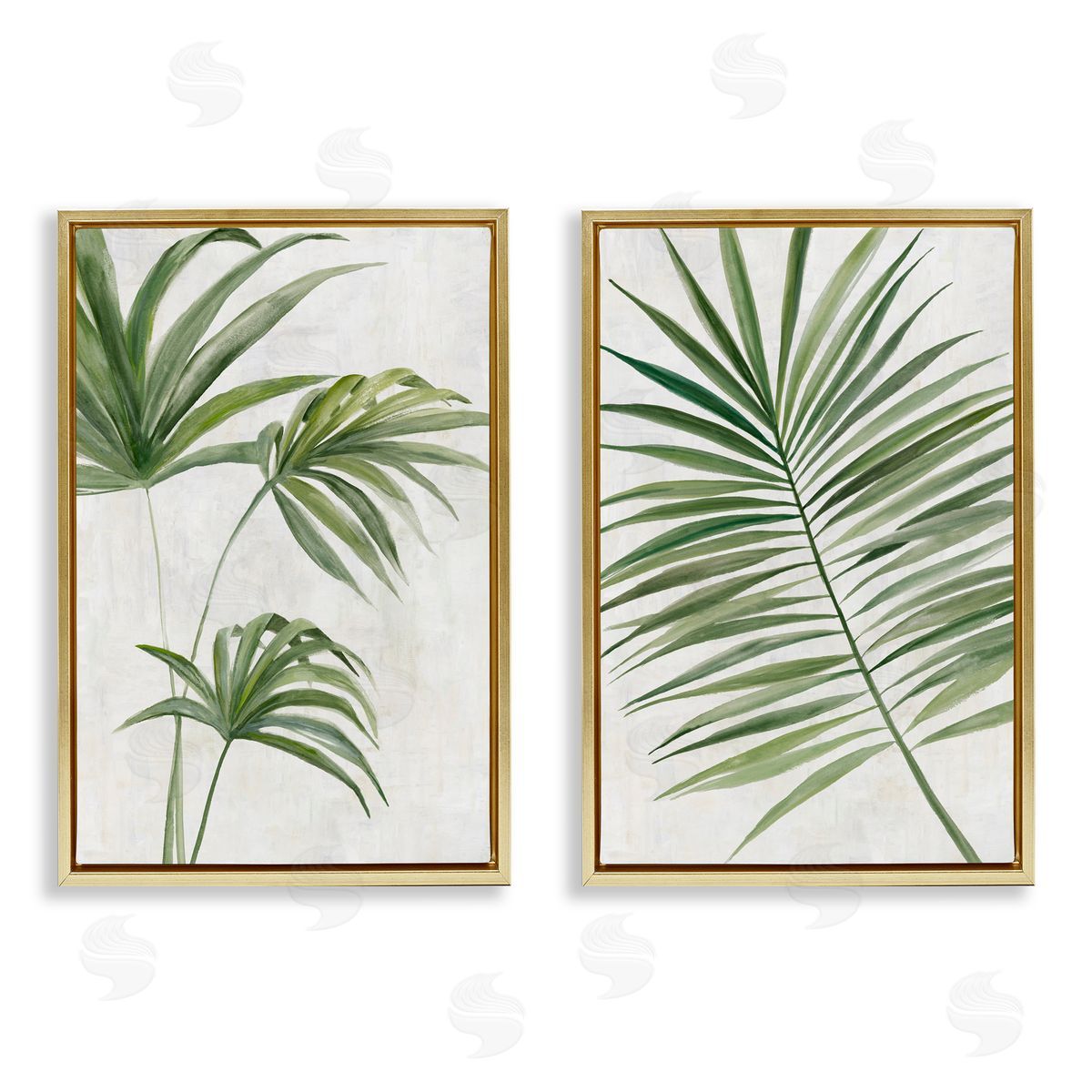 Hannah Dawson Breezy Tropical Palms Canvas Wall Art Print