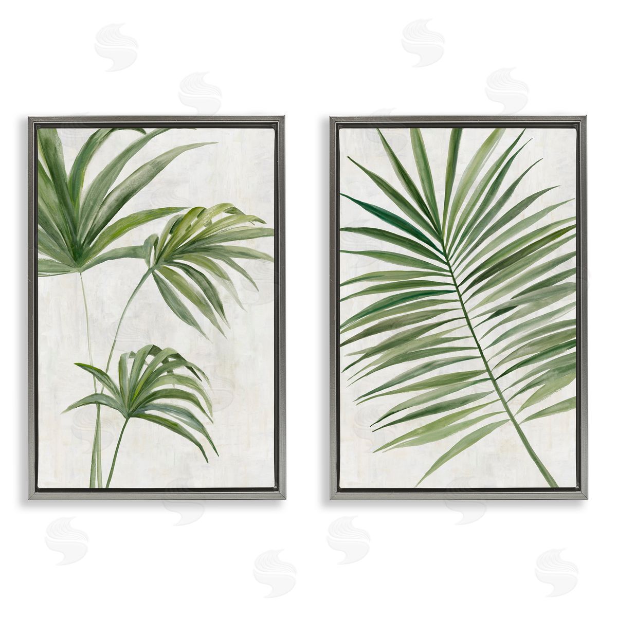 Hannah Dawson Breezy Tropical Palms Canvas Wall Art Print