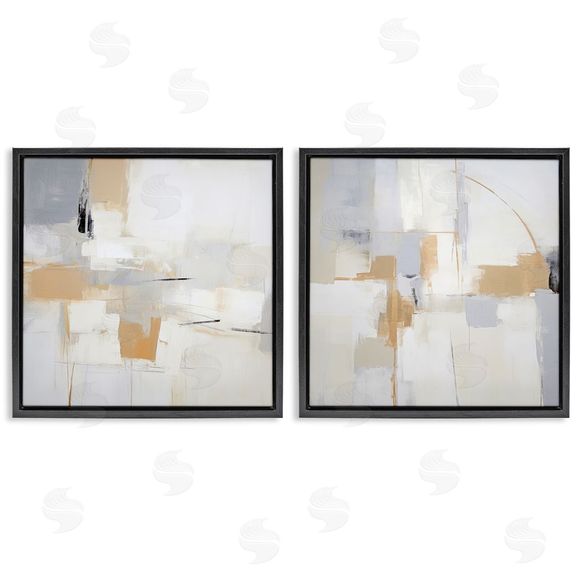 Irena Orlov Streaked Yellow Visionaries Canvas Wall Art Print
