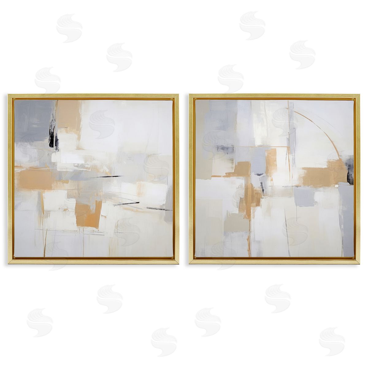 Irena Orlov Streaked Yellow Visionaries Canvas Wall Art Print