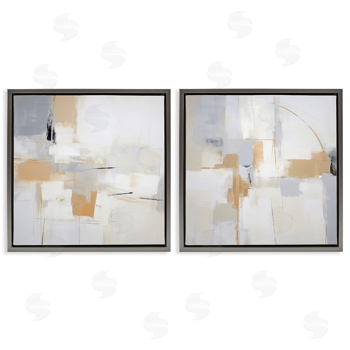 Irena Orlov Streaked Yellow Visionaries Canvas Wall Art Print
