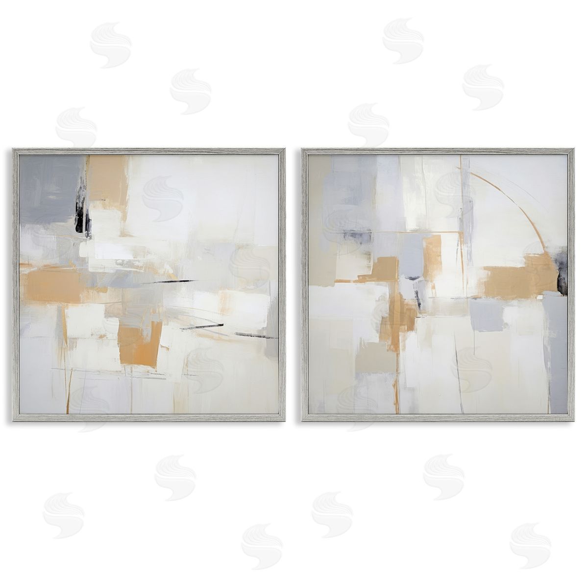 Irena Orlov Streaked Yellow Visionaries Canvas Wall Art Print