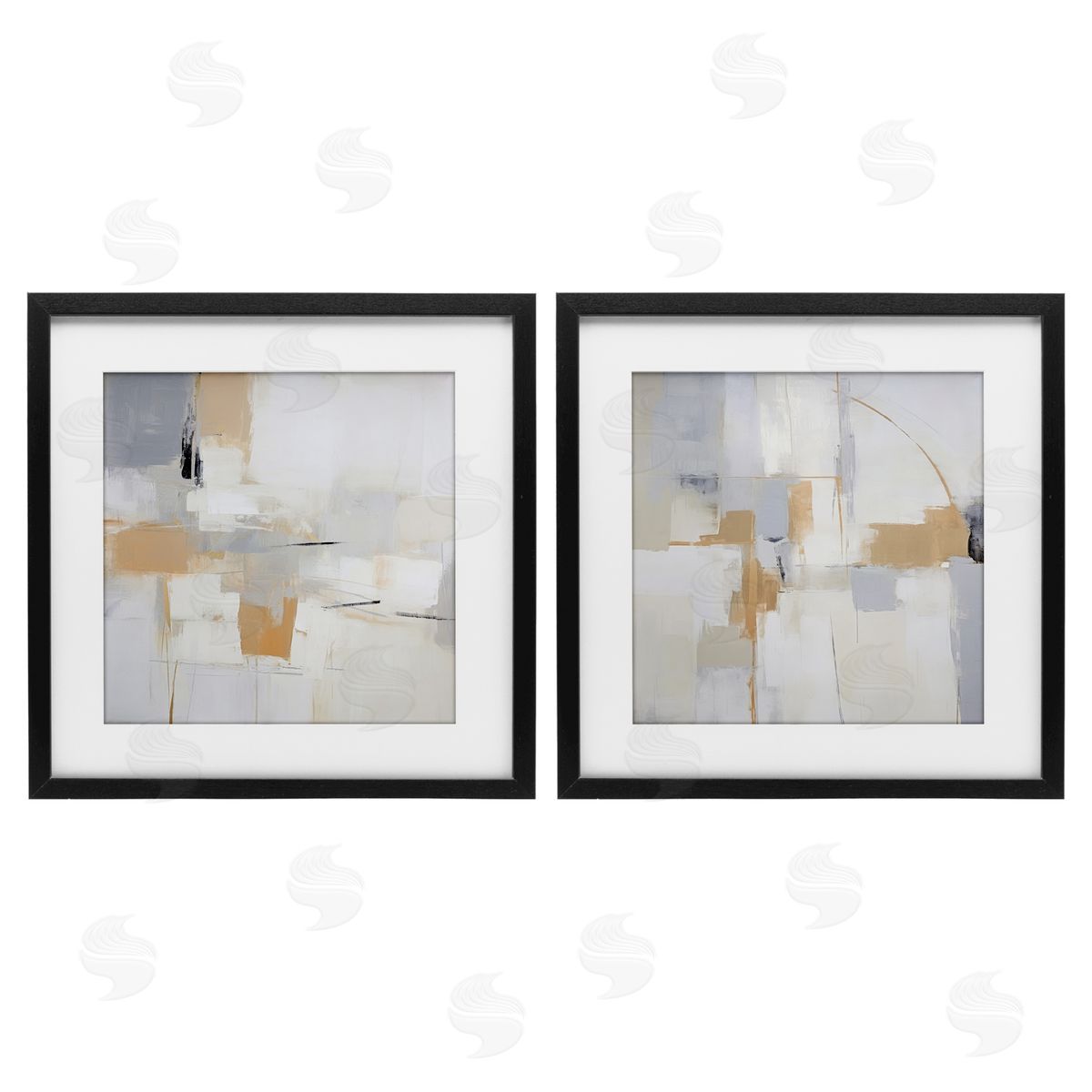 Irena Orlov Streaked Yellow Visionaries Canvas Wall Art Print