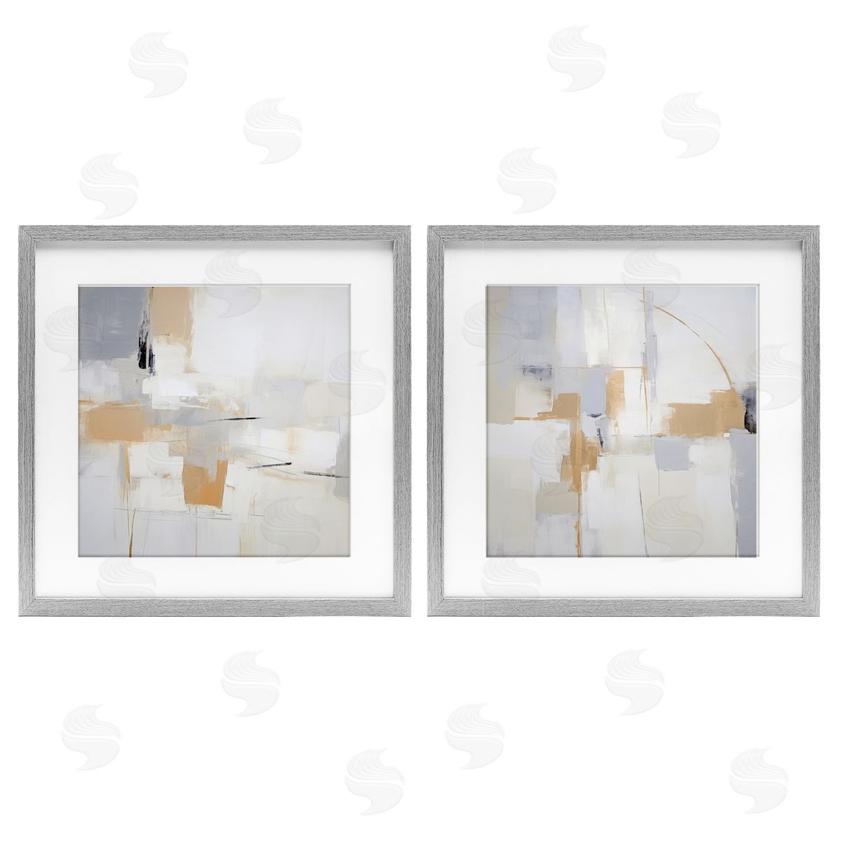 Irena Orlov Streaked Yellow Visionaries Canvas Wall Art Print