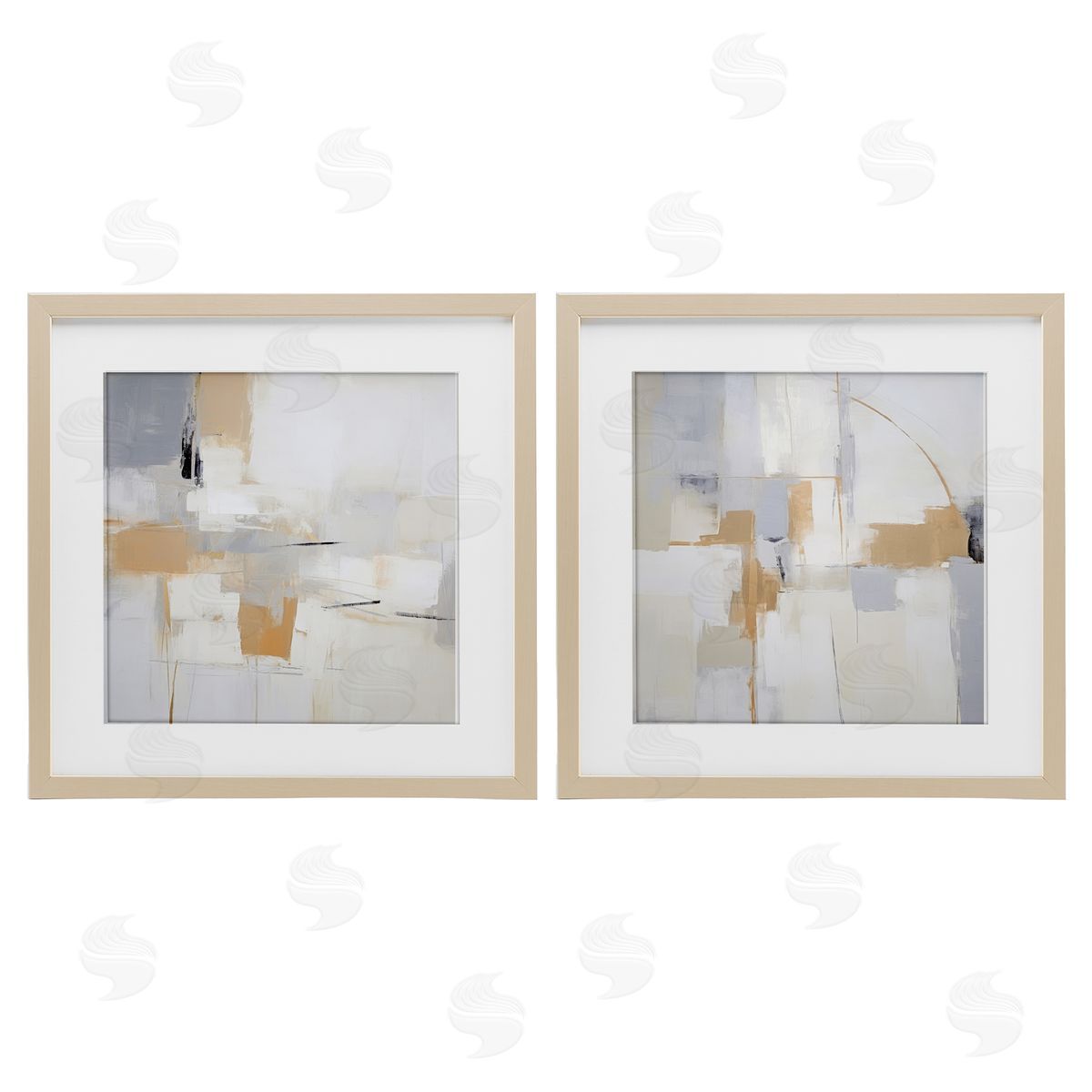Irena Orlov Streaked Yellow Visionaries Canvas Wall Art Print