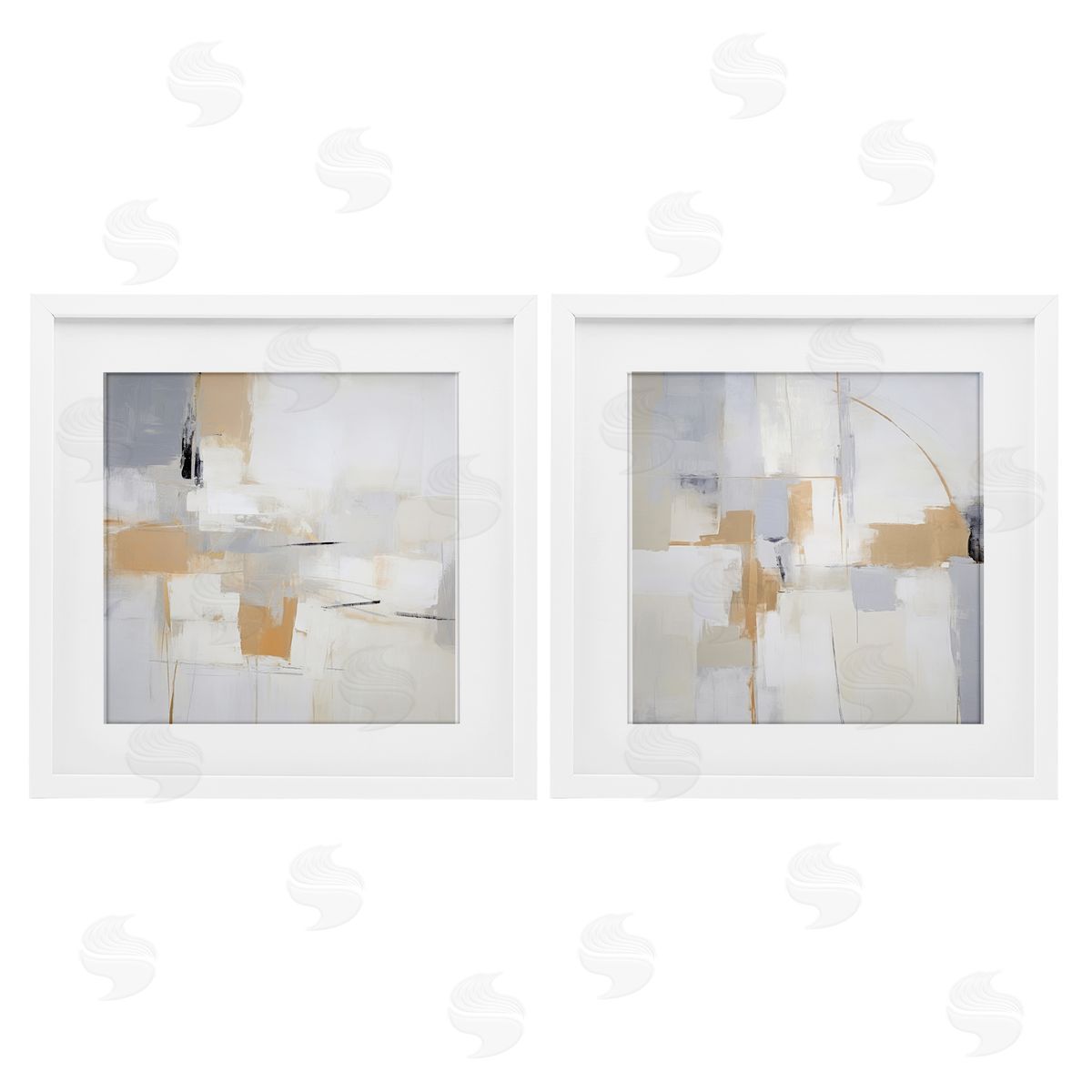 Irena Orlov Streaked Yellow Visionaries Canvas Wall Art Print