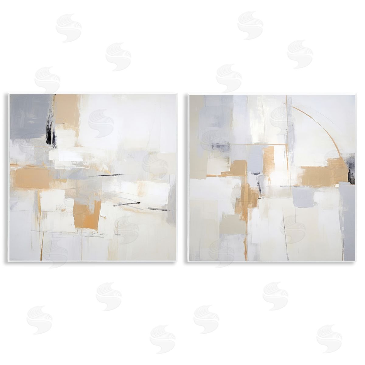 Irena Orlov Streaked Yellow Visionaries Canvas Wall Art Print
