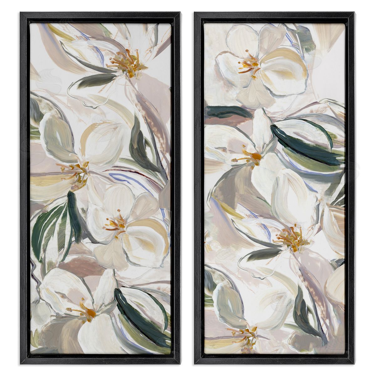 Hannah Dawson Subtle Spring Blooms Assortment Canvas Wall Art Print
