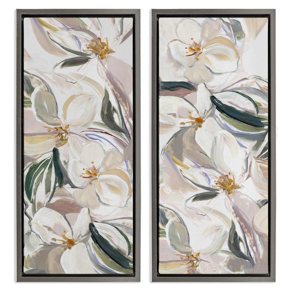 Hannah Dawson Subtle Spring Blooms Assortment Canvas Wall Art Print