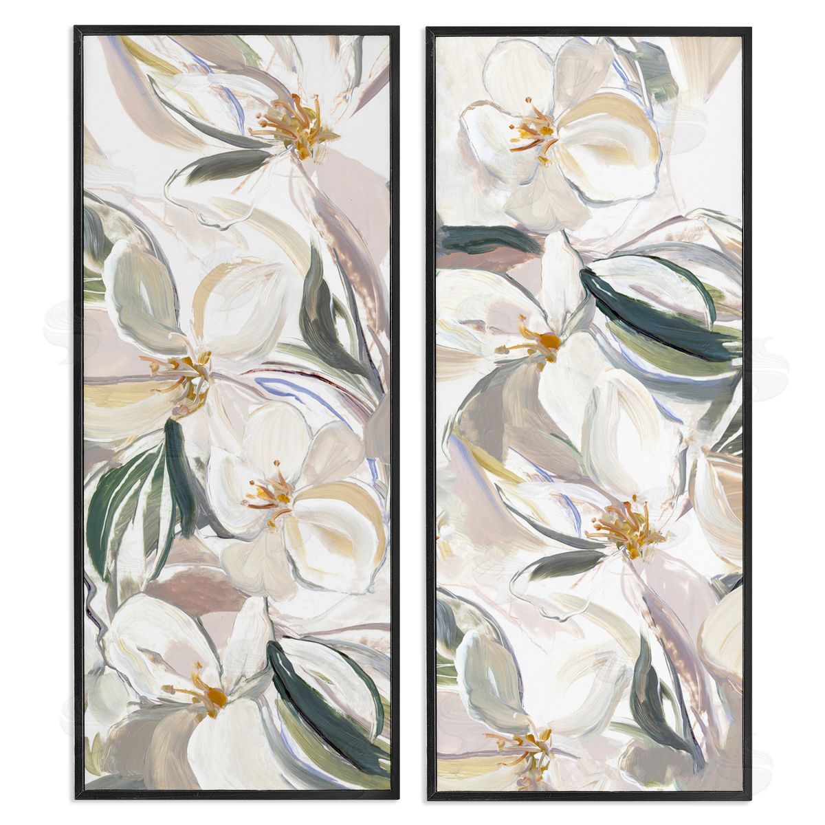 Hannah Dawson Subtle Spring Blooms Assortment Canvas Wall Art Print