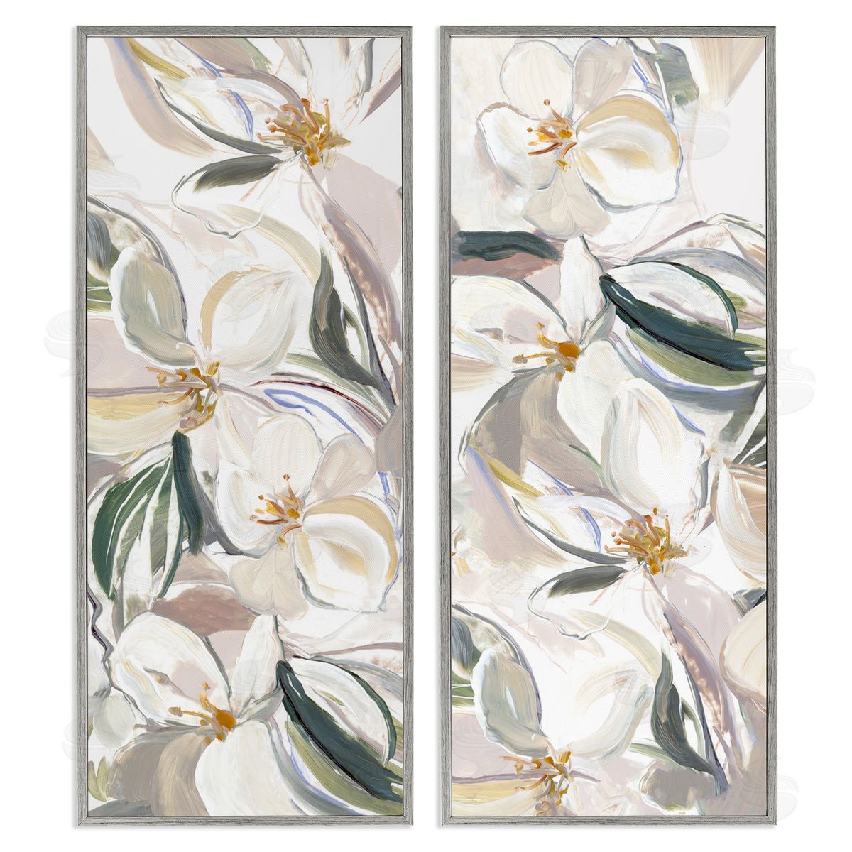 Hannah Dawson Subtle Spring Blooms Assortment Canvas Wall Art Print