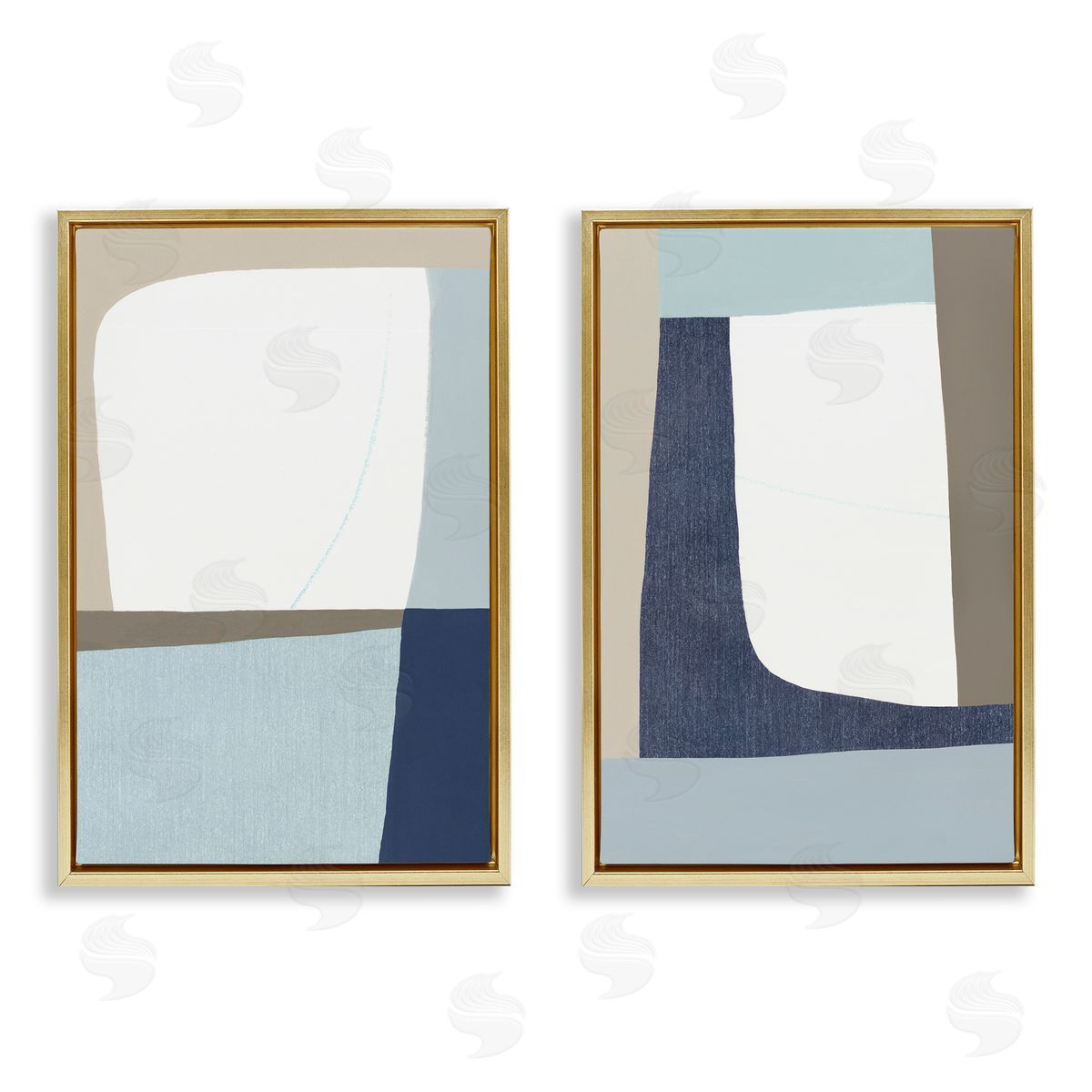 Hannah Dawson Minimal Natural Flow Canvas Wall Art Print